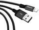 Кабель USB Hoco X14 Times Speed ​​Lightning 2m Чорний - зображення 1