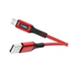 Кабель USB Hoco U79 Admirable Micro 2.4A Красный - изображение 3