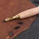 Винтовой дырокол с насадками 6шт KRN ручной пробойник для кожи 1.5-4мм - изображение 4