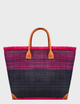Сумка пляжна Le Comptoir de la plage Mahabo GM велика натуральна ручна робота унісекс One size Violet (ZIK0000018171) - изображение 2
