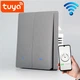 Вимикач Zigbee Tuya сірий (2 клавіші) - зображення 4