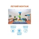 Поворотна WiFi камера Tuya (2MP) - зображення 6