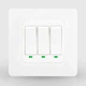 Вимикач Wi-fi Moes Smart Wall module switch (3 клавіші) - зображення 1