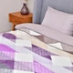 Плед покривало Kassandra 150x200 см IDEIA беж бузок бавовна натуральне - зображення 4