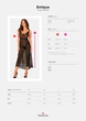 Напівпрозора довга сорочка Obsessive Estiqua chemise M/L, чорний, асиметричний крій - изображение 7