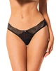 Сетчатые трусики под омбре Obsessive Bella Rou panties черные XL/2XL - изображение 3