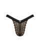 Мереживні трусики із заниженою талією Obsessive Estiqua panties M/L, чорні - изображение 5