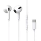 Навушники Baseus Encok Type-C lateral in-ear Wired Earphone C17 White - изображение 1