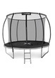 Батут Outtec Premium 12ft (374см) черно-серый с внутренней сеткой - изображение 1