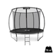 Батут Outtec Premium 12ft (374см) черно-серый с внутренней сеткой - изображение 3