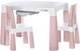 Комплект стол и стулья FreeOn Neo White-Pink (46644) - изображение 1