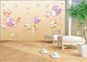 3D Фото Обои PHOTODECOR "Маки и жемчуг на оранжевом фоне" 1 кв.м. - изображение 4