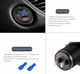 Зарядний адаптер MotoChina QC 3.0 Type-C+PD та вольтметром 12-24V Blue (10365B) - зображення 3