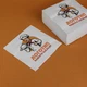 Салфетки с печатью логотипа eko-kraft 40*40 см - 10 шт Белые Салфетки бумажные трехслойные с принтом полноцветным - изображение 3