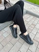 Кеды женские ShoesBand Кожаные черного цвета с перфорацией 36 (23 см) (S67111-2) - изображение 4