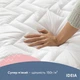 Наматрасник NORDIC СOMFORT 160х200х35 см TM IDEIA пл 150г/м2, натяжной с бортом по периметру (8-34976) - изображение 2