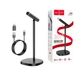 Мікрофон Hoco desktop microphone |Type-C/AUX 3.5mm| - зображення 1