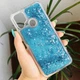 Чехол Glitter для Xiaomi Redmi 9C бампер силиконовый аквариум Синий - изображение 1