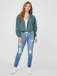 Ветровка с капюшоном женская Guess 63696992 XL Зеленая (1159783670) - изображение 3