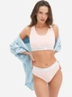 Спортивный бюстгальтер Apriori Sport Фламинго AU-0310013 XL Светло-розовый (ROZ6400038991) - изображение 3