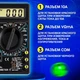 Мультиметр цифровой и тестер напряжения Digital FTIKE-832DT портативный вольтметр, амперметр, с прозвоном - изображение 5
