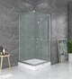 Душова кабіна без піддону Shower SHOWART TITAN 90х90х180 см матове скло розсувні двері (C15368) - зображення 3