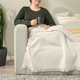Плед IKEA HORNMAL 130х170 см кремовий (205.290.95) - зображення 4