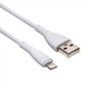 Прочный Кабель Быстрой Зарядки И Синхронизации На iPhone З Коннектором Lightning APPLE 3A White 6980065165811 - изображение 2