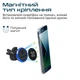 Магнитный автодержатель для телефона Promate VentGrip Blue (ventgrip.blue) - изображение 2
