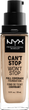 Podkład matujący NYX Professional Makeup Can\\\'t Stop Won\\\'t Stop 24-Hour 6.5 Soft Nude 30 ml (800897157227) - obraz 2