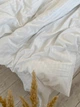 Комплект постельного белья Satin Stripe White белый 100% хлопок 220х180 см 70х50 см - изображение 3