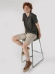 Футболка хлопковая длинная мужская Colin's CL1058584-DKH S Dark Khaki (8683197636256) - изображение 4