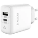 Зарядний пристрій ACCLAB AL-TC220 (1xUSB, 1xType-C) (1283126556494) - зображення 1