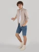 Рубашка хлопковая мужская Colin's CL1062629-BEI M Beige (8683197579010) - изображение 3