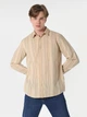 Рубашка хлопковая мужская Colin's CL1063157-BEI M Beige (8683197579812) - изображение 3