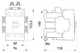 Контактор (пускач) 50А 220В 1НО 1НЗ [i.0090034] e.industrial.ukc.50.220 E.NEXT - зображення 2