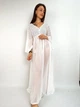 Плаття-туніка пляжна шифонова One Size біле - зображення 4