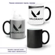 Кружка-хамелеон Валорант лого(Valorant logo) 330 мл Керамика (93429-3539) - изображение 1