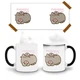 Кружка-хамелеон Кот Пушин (Pusheen Cat) 330 мл Керамика (93429-3346) - изображение 3
