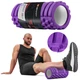 Роликовый массажер (валик, ролик) Hop-Sport EVA 33см HS-A033YG фиолетовый - изображение 4