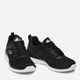 Buty sportowe damskie z siatki Skechers 12607-BKW 37 (7US) 24 cm Czarne (193642627206) - obraz 3