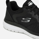 Buty sportowe damskie z siatki Skechers Bountiful - Quick Path 12607-BKW 41 (11US) 28 cm Czarne (193642627275) - obraz 9