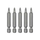 Набор бит Intertool STORM PZ1 1/4"х50мм 5шт (VT-0203) - изображение 1