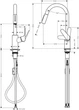 Смеситель для кухни Hansgrohe Focus (31815000) - изображение 2