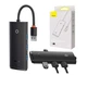 USB-хаб Baseus Lite Series 4-Port USB-A HUB Adapter (USB-A to USB 3.0*4) 25cm Black (WKQX030001) - изображение 6