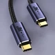 Кабель швидкої зарядки Linktech Type-C на Type-C до 140W - зображення 1