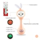 Інтерактивне музичне брязкальце Baby Molar Rattle sobebear YL 5505 прорізувач для зубів Зайчик персиковий - изображение 1
