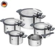 Набір каструль Zwilling JA Henckels Simplify 5 предметів нержавіюча сталь 66870-005-0 - зображення 1