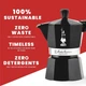 Гейзерна кавоварка Bialetti Moka Express Black (6 чашок - 270 мл) - изображение 5