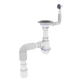 Сифон для кухни ZERIX SK-02-C 3 1/2"x40 с резьбовым выпуском и круглым переливом (ZX4954) - изображение 1